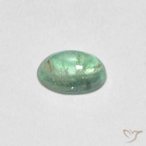 Emerald Gemstone in 5.6 x 4 mm Size for Sale, Emerald Stone in Light Mint Green Color
