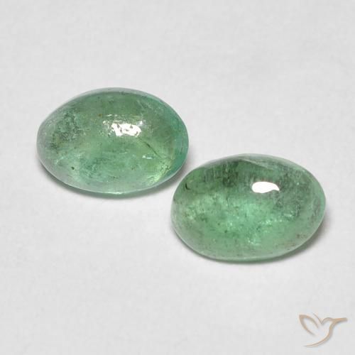 0.76ctw Natural Pine Green Emerald, Oval, Transparent
