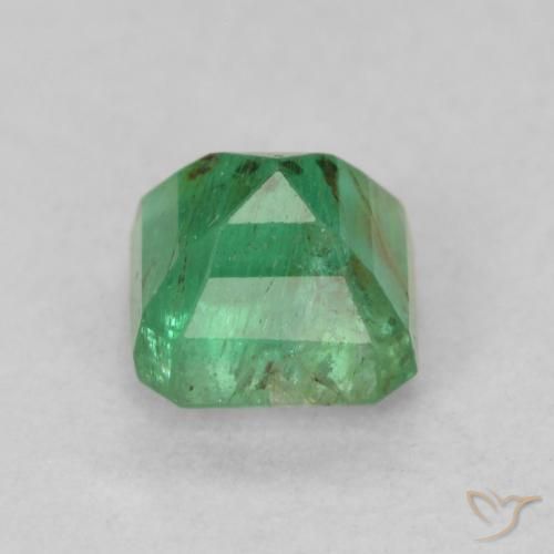 Emerald Gemstone in 4.8 x 4.8 mm Size for Sale, Emerald Stone in Pistachio Green Color