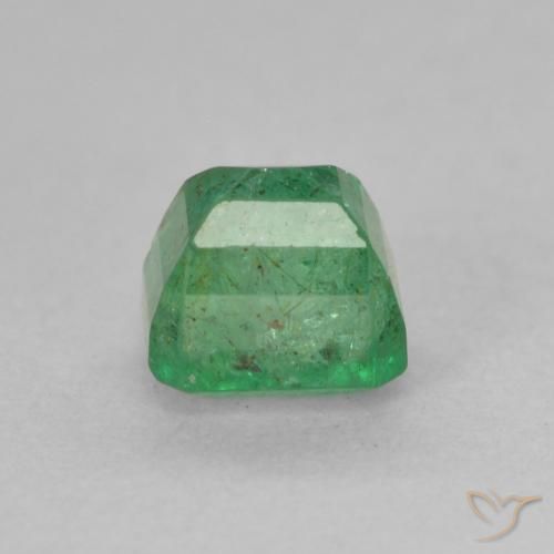Emerald Gemstone in 5.2 x 4.3 mm Size for Sale, Emerald Stone in Medium light Green Color