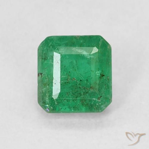 ゆるい0 4ct八角形 エメラルドカットグリーンエメラルド販売用 4 3 X 4 1 Mm Gemselect