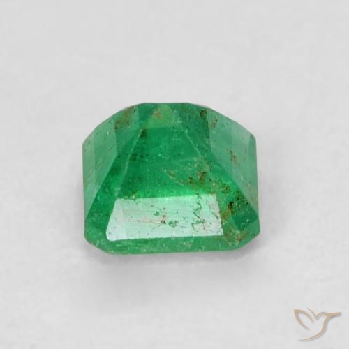 Emerald Gemstone in 4.2 x 4.2 mm Size for Sale, Emerald Stone in Light Basil Green Color