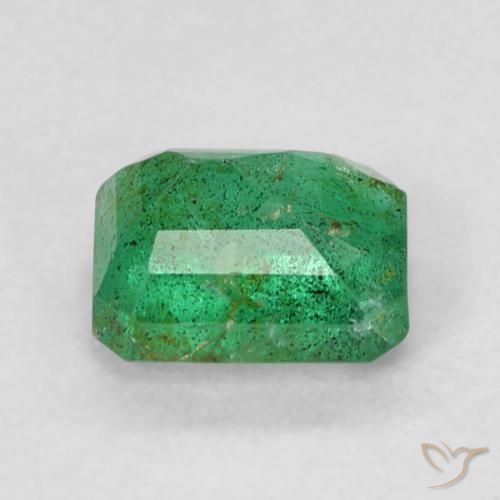 Emerald Gemstone in 5.2 x 4.2 mm Size for Sale, Emerald Stone in Medium Green Color