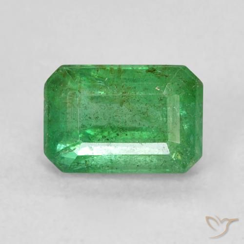 0.69 ct Octagon Cut Emerald, 5.9 x 4 mm From Colombia, Photo A