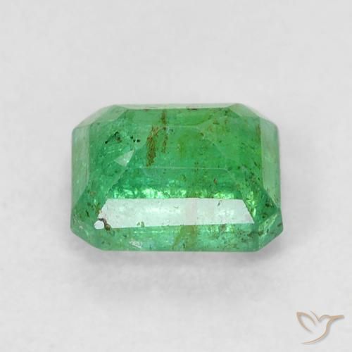 Emerald Gemstone in 5.2 x 4.1 mm Size for Sale, Emerald Stone in Medium Green Color