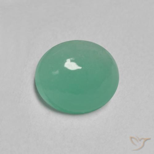 0.83ct Natural Light Green Emerald, Oval, Translucent