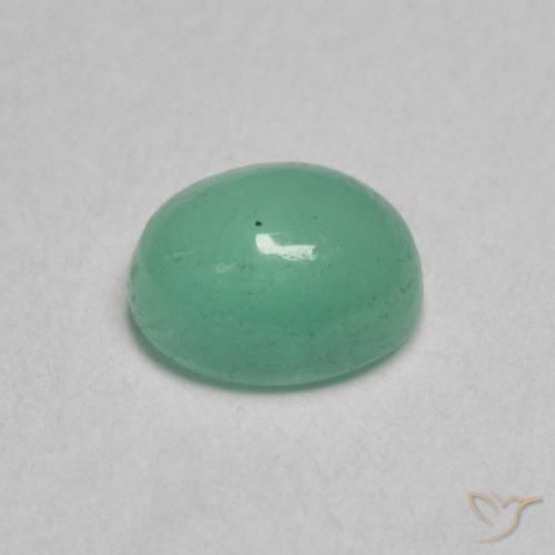 Emerald Gemstone in 4.8 x 3.9 mm Size for Sale, Emerald Stone in Light Emerald Green Color