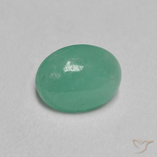 0.78ct Natural Light Emerald Green Emerald, Oval, Translucent