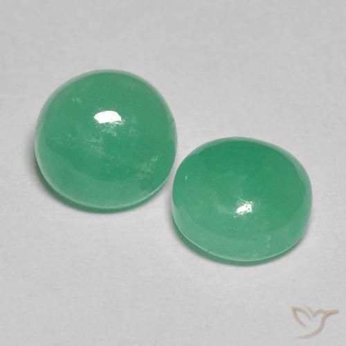 Best Colombian Emeralds for a pair of Earrings