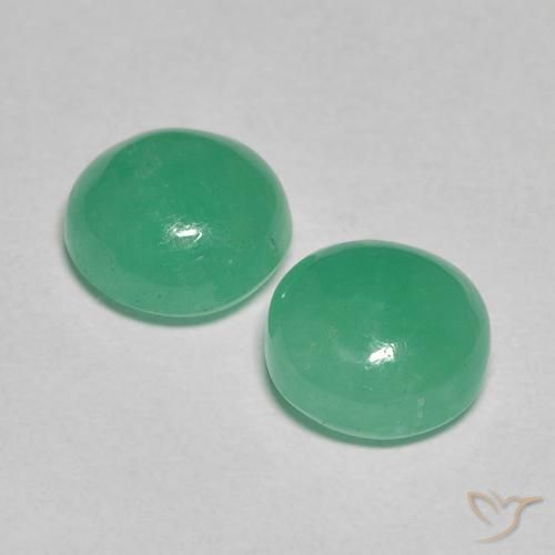 Best Colombian Emeralds for a pair of Earrings