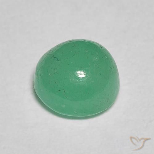 Emerald Gemstone in 5.7 mm Size for Sale, Emerald Stone in Medium Green Color