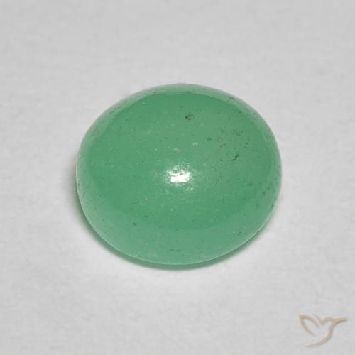 Emerald Gemstone in 6.5 mm (calibrated) Size for Sale, Emerald Stone in Mint Green Color