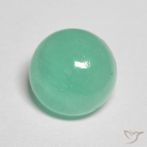 1.80ct Natural Medium Green Emerald, Round, Translucent