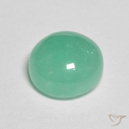 Emerald Gemstone in 7.5 mm (calibrated) Size for Sale, Emerald Stone in Medium Green Color