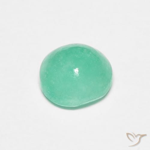 Emerald Gemstone in 6 mm (calibrated) Size for Sale, Emerald Stone in Light Green Color