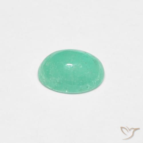 Emerald Gemstone in 5.7 x 4.1 mm Size for Sale, Emerald Stone in Pistachio Green Color