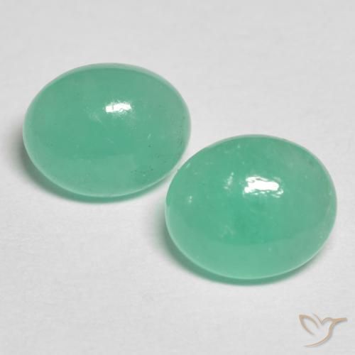 1.93ctw Natural Pistachio Green Emerald, Oval, Translucent