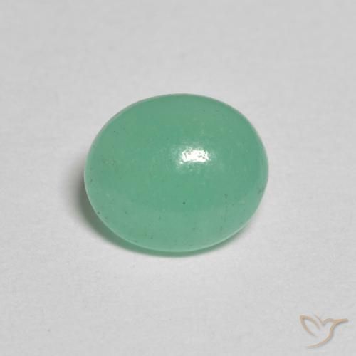 0.88ct Natural Light Green Emerald, Oval, Translucent