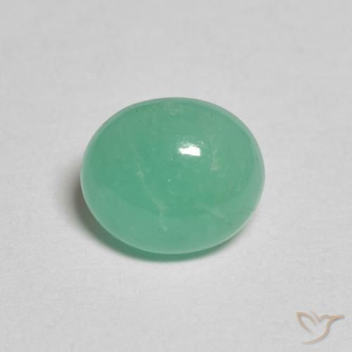 0.95ct Natural Bright Green Emerald, Oval, Translucent