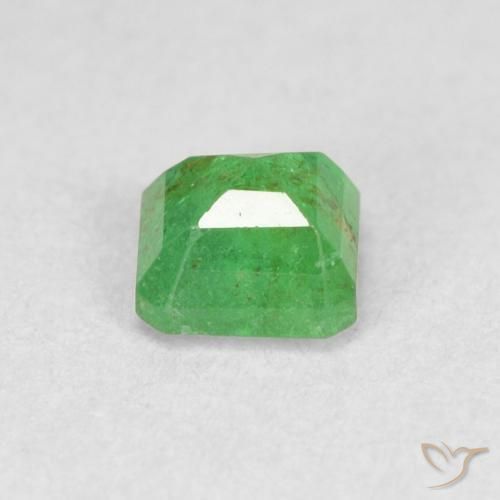 Emerald Gemstone in 4 x 4 mm (calibrated) Size for Sale, Emerald Stone in Yellowish Green Color
