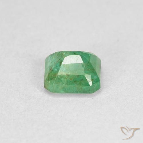 Emerald Gemstone in 3.8 x 3.8 mm Size for Sale, Emerald Stone in Shamrock Green Color