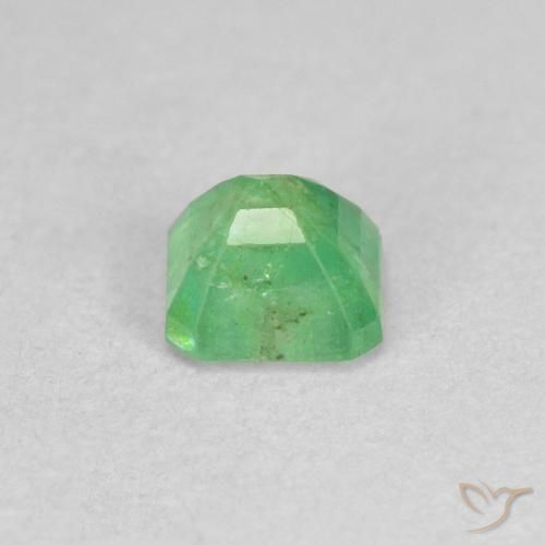Emerald Gemstone in 3.8 x 3.8 mm Size for Sale, Emerald Stone in Brilliant Green Color