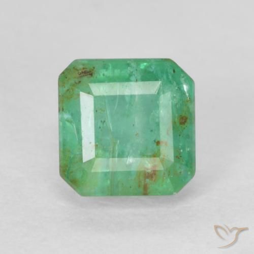0.45ct Natural Bright Green Emerald, Emerald Cut, SI