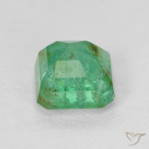 Emerald Gemstone in 4.3 x 4.2 mm Size for Sale, Emerald Stone in Bright Green Color