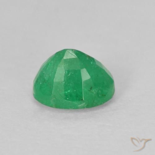 Emerald Gemstone in 5.2 x 4.1 mm Size for Sale, Emerald Stone in Bright Green Color