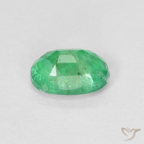Emerald Gemstone in 6.2 x 4.2 mm Size for Sale, Emerald Stone in Bright Green Color