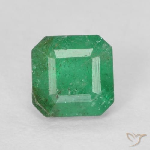 0.27ct Natural Warm Green Emerald, Emerald Cut, SI