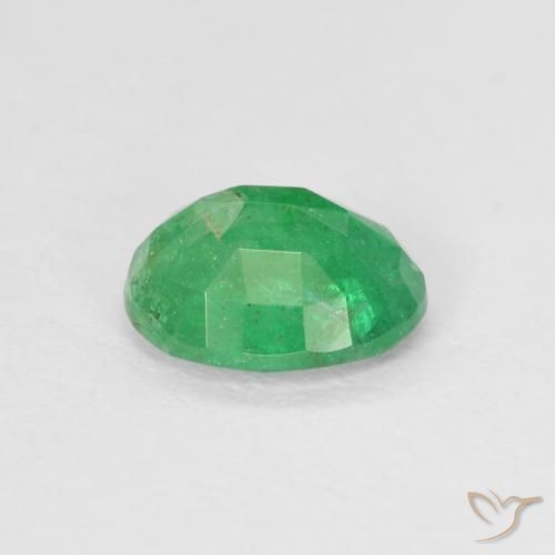 Emerald Gemstone in 6 x 4.3 mm Size for Sale, Emerald Stone in Brilliant Green Color