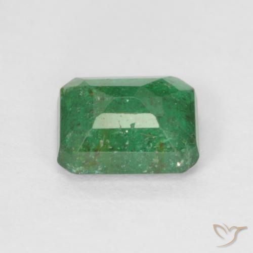 Emerald Gemstone in 6.1 x 5.1 mm Size for Sale, Emerald Stone in Medium Green Color