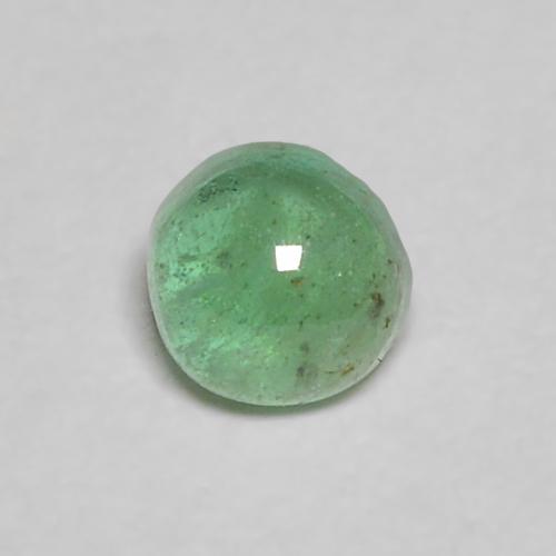 0,25 ct runder grüner Smaragd aus Kolumbien, Größe 3,7mm, Garantiert natürlicher Edelstein, Transparent Reinheit, 1 Stück Smaragd in Hellgrün Farbe, Mohs-Härte von 7,5 - 8 Geeignet für den täglichen Gebrauch im Schmuck, Jahr des Ziegenedelsteins, Photo A
