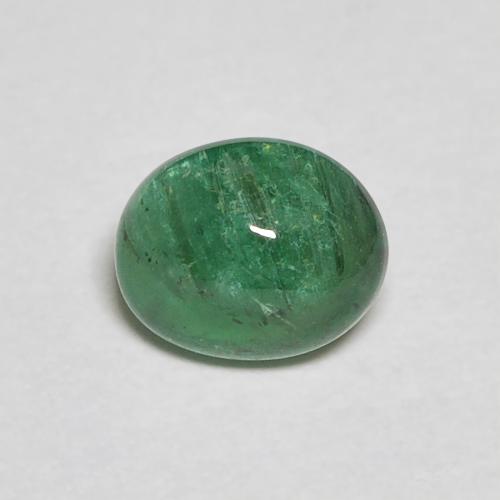 5,3 x 4,4mm ovaler grüner Smaragd aus Kolumbien, Gewicht 0,47 ct, 1 Stück Smaragd - Farbe: Mittelgrün, natürlicher Edelstein in Transparent Reinheit, Mohs-Härte von 7,5 - 8 Geeignet für den täglichen Gebrauch im Schmuck, Entblocken Sie das Herzchakra, Photo A