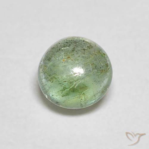 0.32ct Natural Light Yellow Green Emerald, Round, Transparent