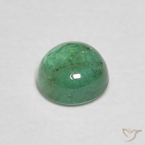 Emerald Gemstone in 4.5 mm (calibrated) Size for Sale, Emerald Stone in Medium light Green Color
