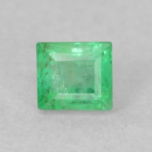 0.19 ct Square Cut Emerald, 3 x 2.8 mm From Colombia, Photo A