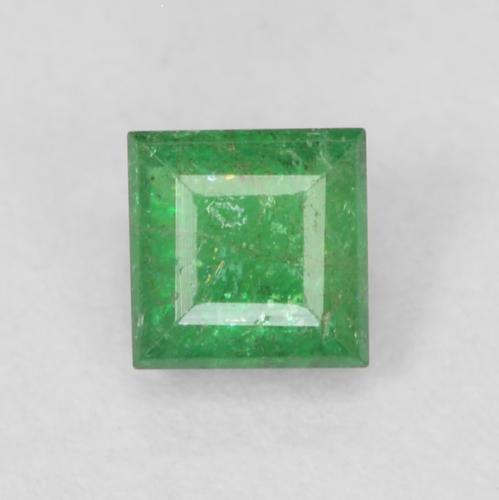0.17ct Square Shamrock Green Emerald from Colombia, Dimension 2.9 x 2.9mm, Natural oiled Gemstone, I1 Clarity, 1pc Square Facet Emerald, Mohs Hardness of 7.5 - 8 suitable for daily wear jewelry, Tuesday Gemstone, Photo A