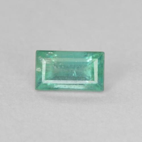 0,21 ct baguetteschliff Smaragd aus Kolumbien, Größe: 4,2 x 2,4mm, Reinheit: VS, Garantiert echter Edelstein, 1 Stück Smaragd in Kühles Grün Farbe, Mohs-Härte von 7,5 - 8 Geeignet für den täglichen Gebrauch im Schmuck, Stein der erfolgreichen Liebe, Photo A
