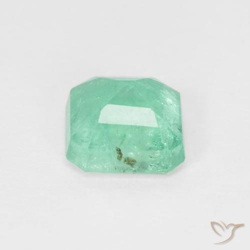 Emerald Gemstone in 5.6 x 5.6 mm Size for Sale, Emerald Stone in Mint Green Color