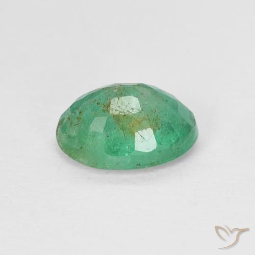 Emerald Gemstone in 7 x 5 mm (calibrated) Size for Sale, Emerald Stone in Medium Green Color