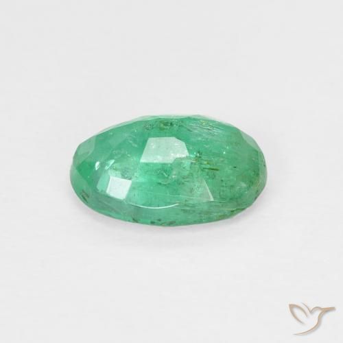 Emerald Gemstone in 7 x 5 mm (calibrated) Size for Sale, Emerald Stone in Medium Green Color