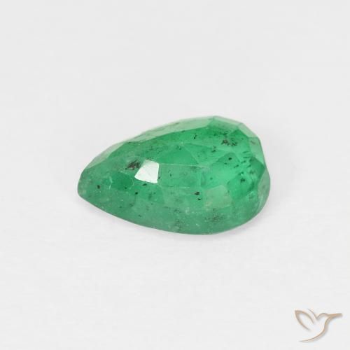 Emerald Gemstone in 8 x 6 mm (calibrated) Size for Sale, Emerald Stone in Medium Green Color