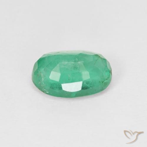 Emerald Gemstone in 8 x 6 mm (calibrated) Size for Sale, Emerald Stone in Medium Green Color