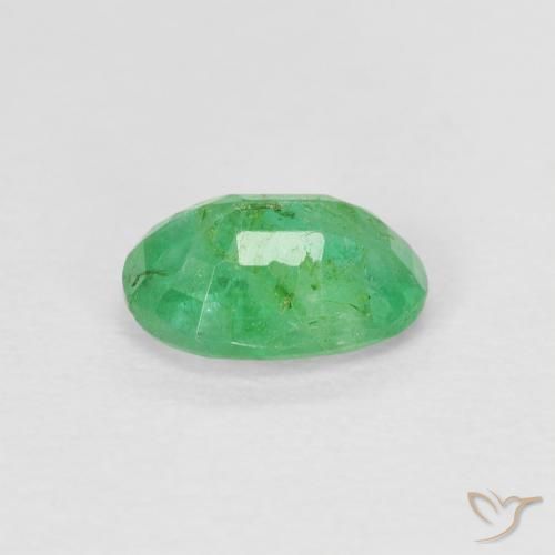 Emerald Gemstone in 7 x 5 mm (calibrated) Size for Sale, Emerald Stone in Medium Green Color