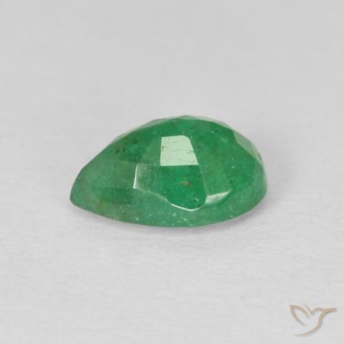 Emerald Gemstone in 7 x 5 mm (calibrated) Size for Sale, Emerald Stone in Medium Green Color
