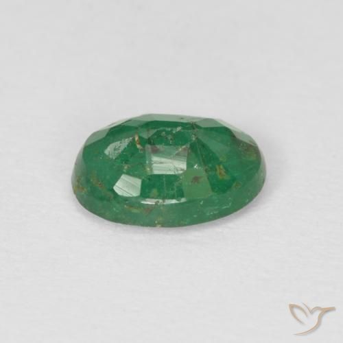Emerald Gemstone in 7 x 5 mm (calibrated) Size for Sale, Emerald Stone in Medium Green Color