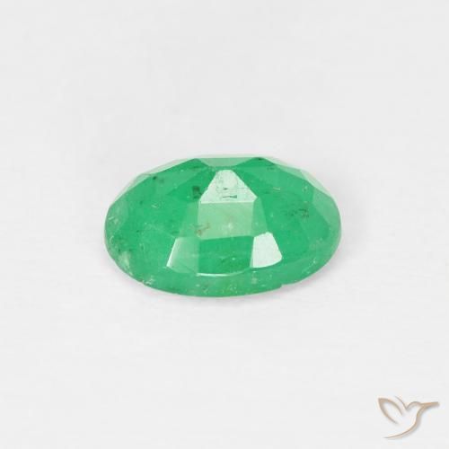 Emerald Gemstone in 7 x 5 mm (calibrated) Size for Sale, Emerald Stone in Medium Green Color