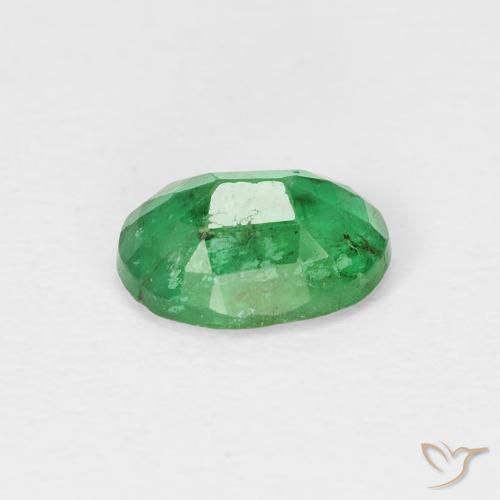 Emerald Gemstone in 7 x 5 mm (calibrated) Size for Sale, Emerald Stone in Medium Green Color